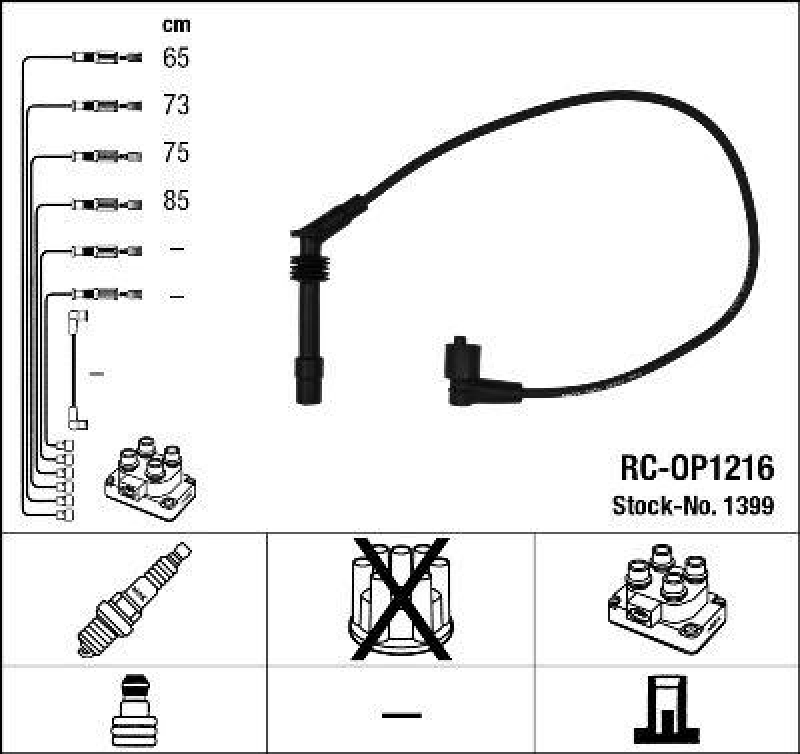 NGK Ignition Cable Kit