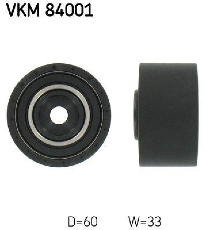SKF Umlenk-/Führungsrolle, Zahnriemen VKM 84001