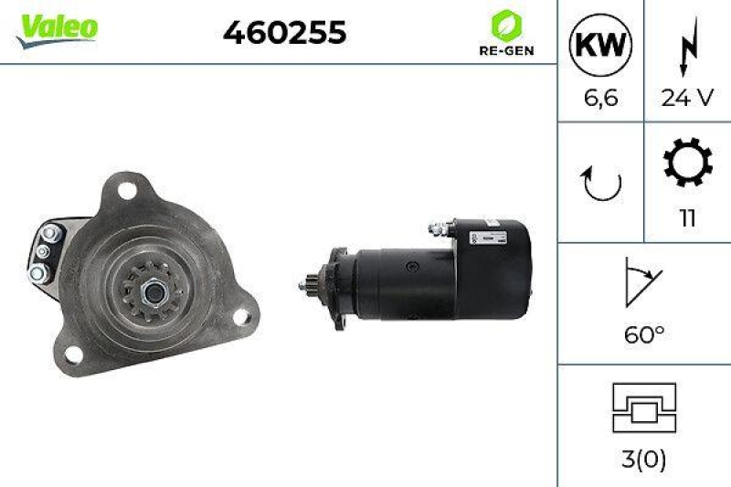 VALEO Starter VALEO RE-GEN - AT 460255