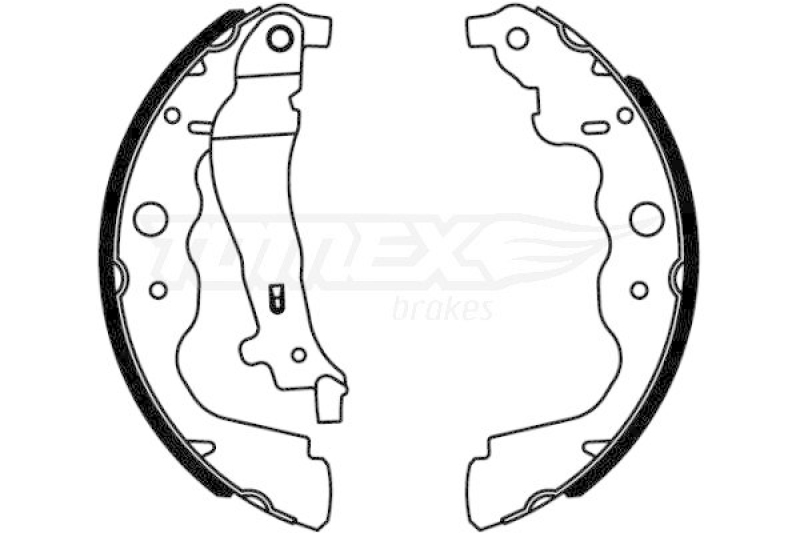TOMEX Brakes Bremsbackensatz