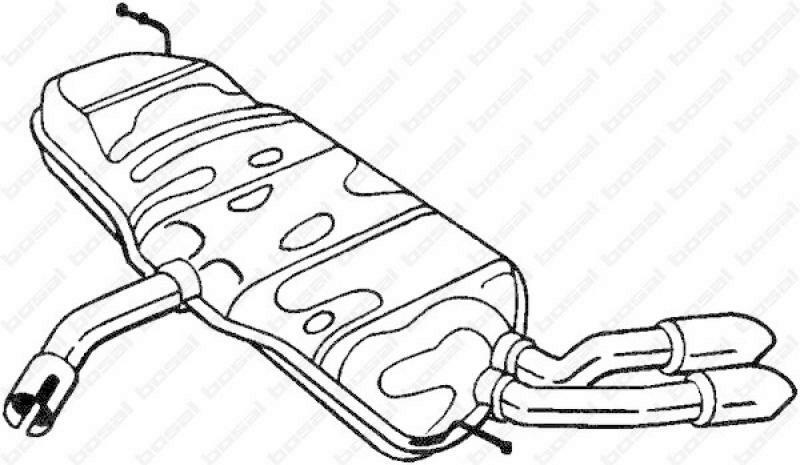 BOSAL Endschalld&auml;mpfer 105-027