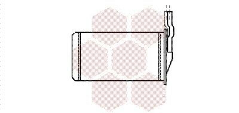 VAN WEZEL Wärmetauscher, Innenraumheizung