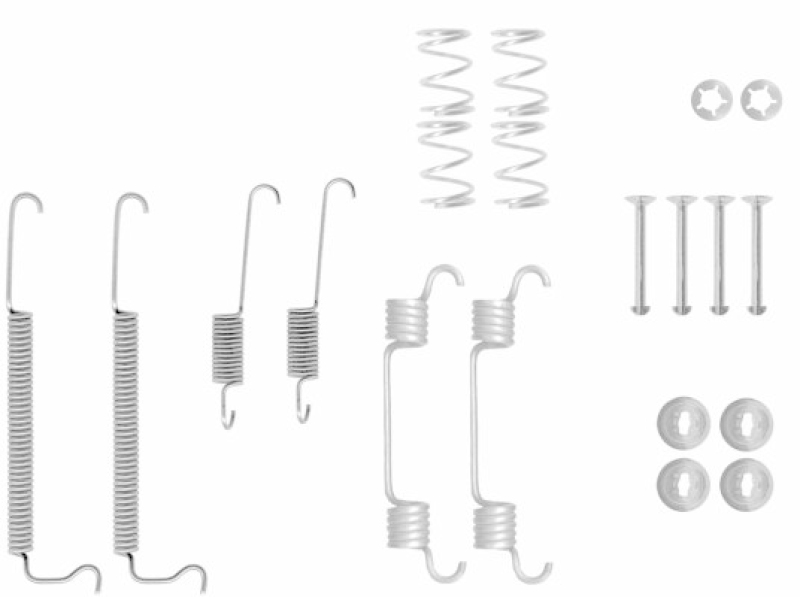 TEXTAR Zubeh&ouml;rsatz Bremsbacken Trommelbremse Montagesatz 97047800