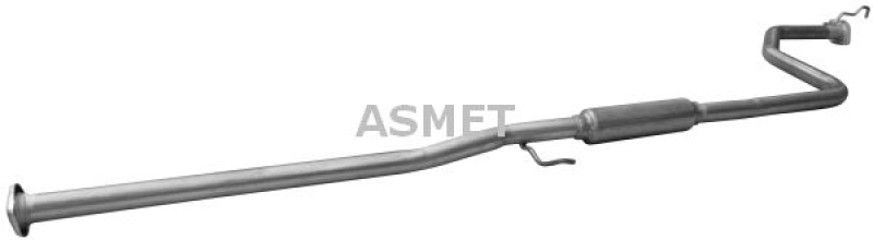ASMET Mittelschalldämpfer