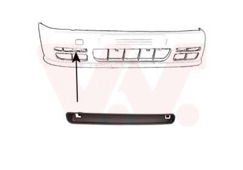 VAN WEZEL Zier-/Schutzleiste, Stoßfänger ** Equipart **
