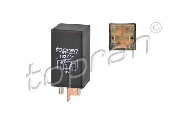 TOPRAN Relay, glow plug system