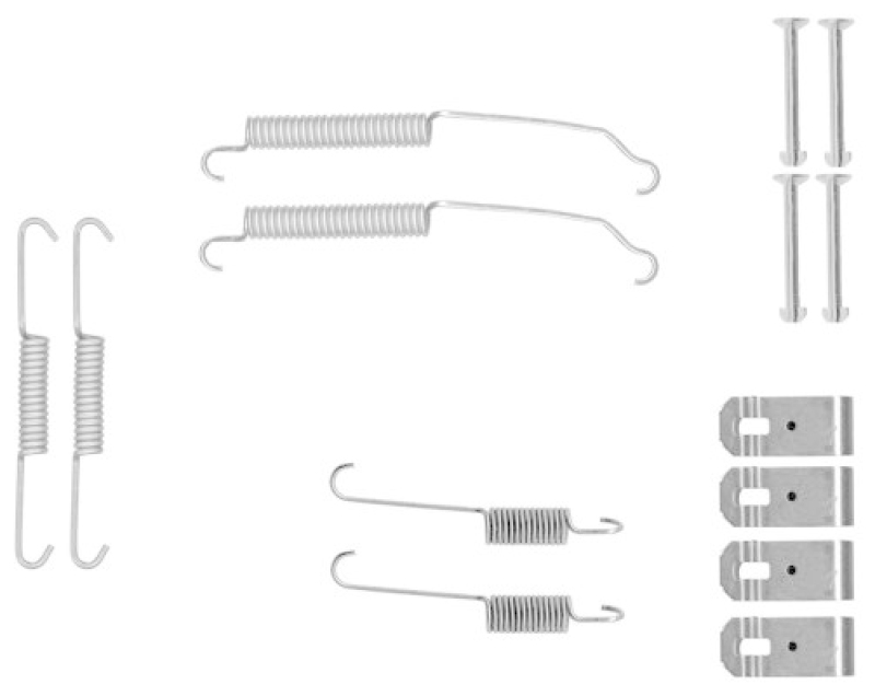 TEXTAR Zubeh&ouml;rsatz Bremsbacken Trommelbremse Montagesatz 97048000