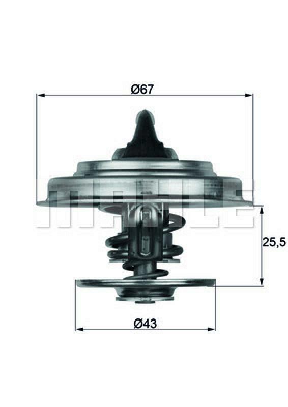 BEHR Thermostat für Kühlmittel / Kühlerthermostat