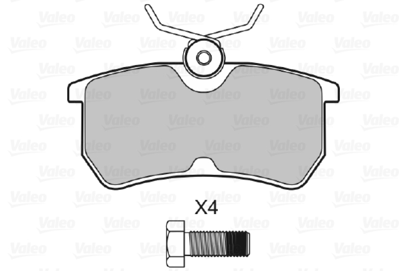 VALEO Brake Pad Set, disc brake