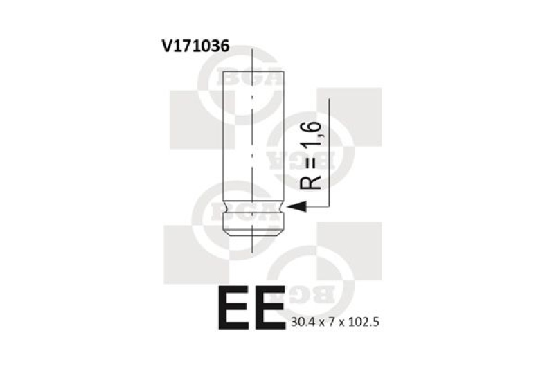 BGA Intake Valve