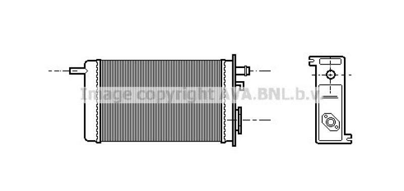 AVA QUALITY COOLING Wärmetauscher, Innenraumheizung