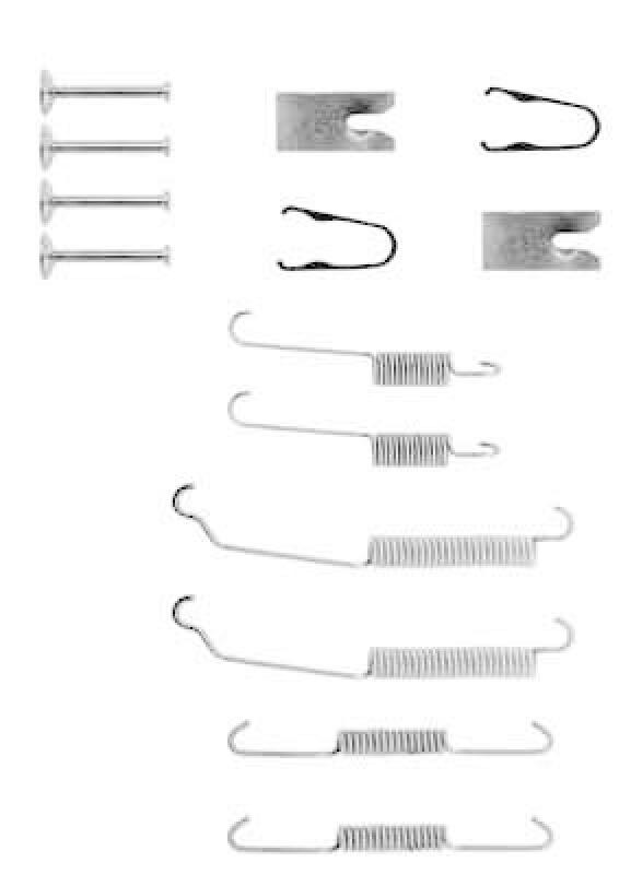 TRW Accessory Kit, brake shoes