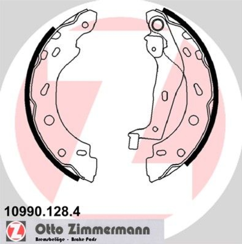 ZIMMERMANN Brake Shoe Set