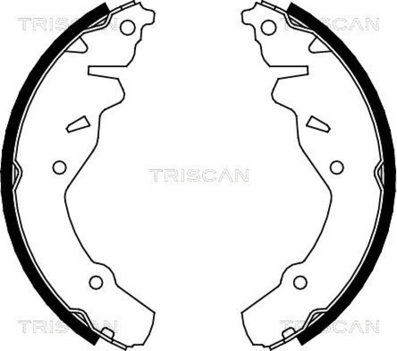 TRISCAN Bremsbackensatz 8100 80002