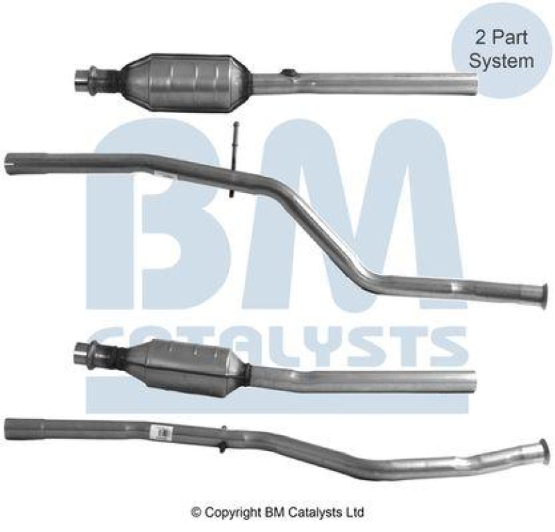 BM Catalysts Katalysator Kat Approved passend für Peugeot 206 Schrä...