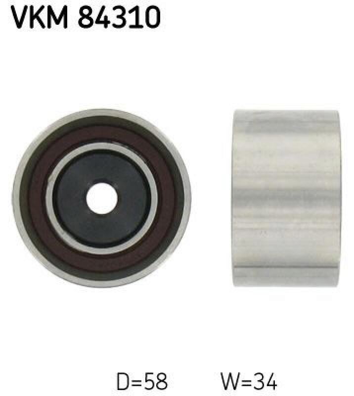SKF Deflection/Guide Pulley, timing belt