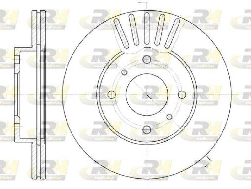 2x ROADHOUSE Bremsscheibe