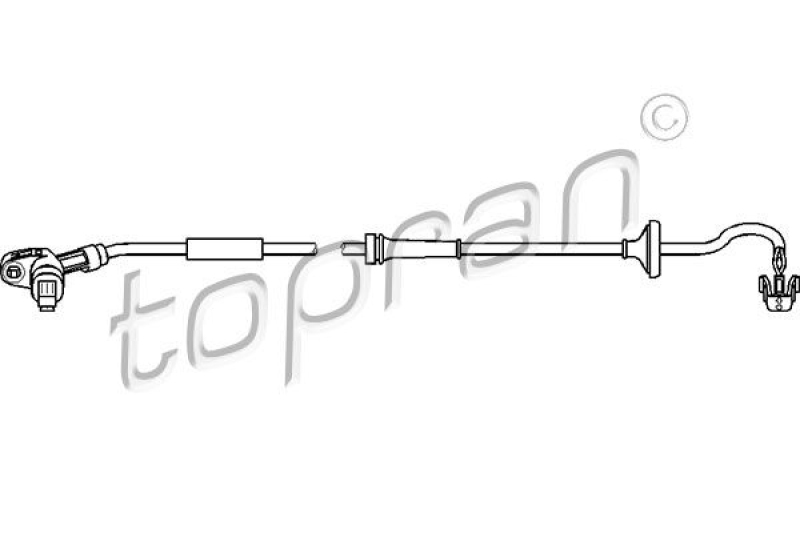 TOPRAN Sensor, Raddrehzahl