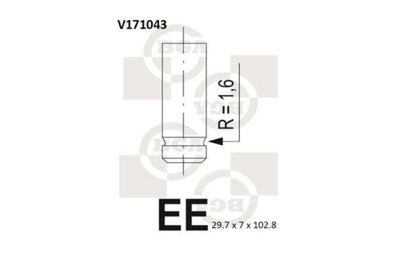 BGA Auslassventil V171043