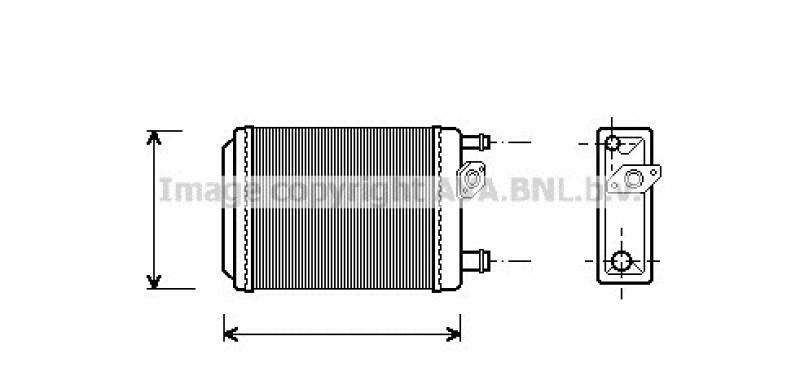 AVA QUALITY COOLING Wärmetauscher, Innenraumheizung