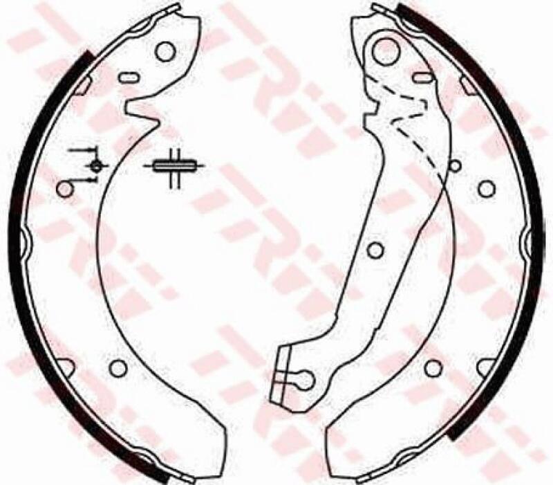 TRW Bremsbackensatz GS6166