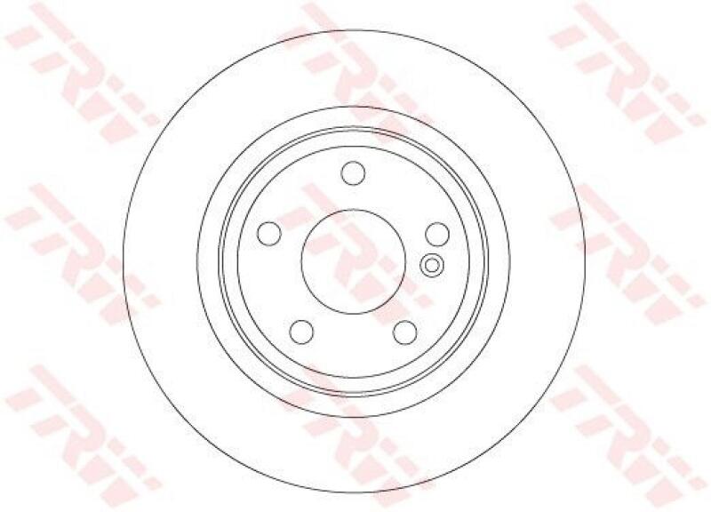 2x TRW Bremsscheibe