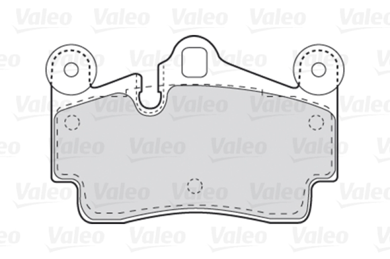 VALEO Brake Pad Set, disc brake FIRST