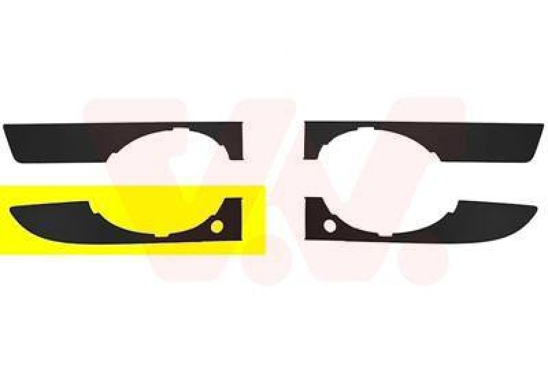 VAN WEZEL Frame, fog light ** Equipart **