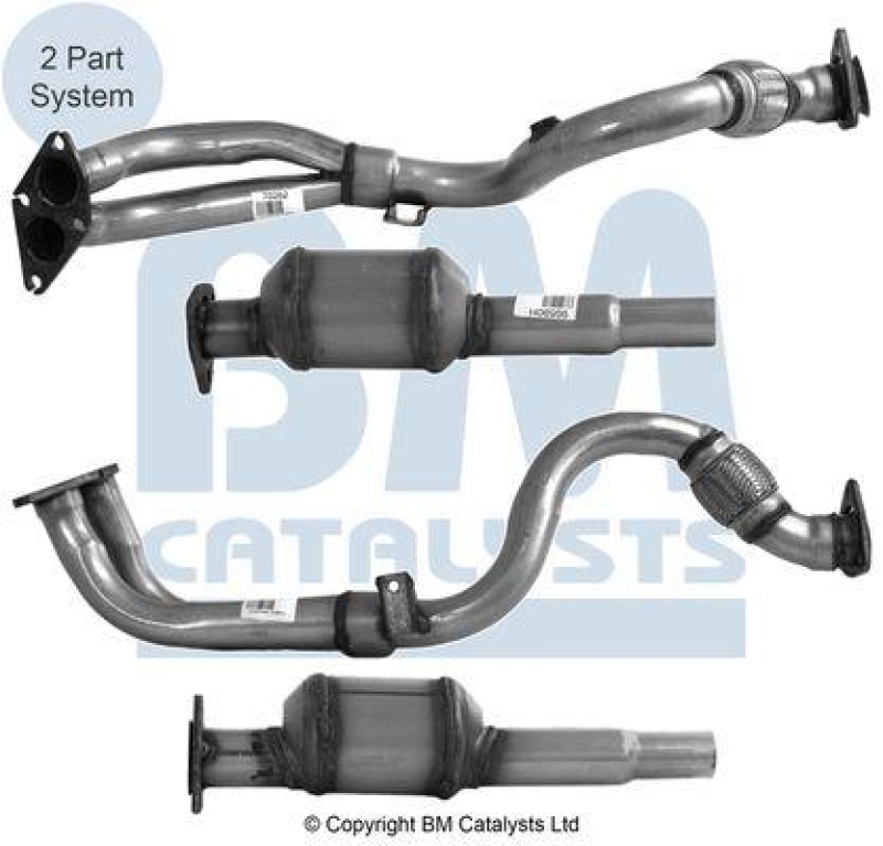 BM CATALYSTS Catalytic Converter Approved