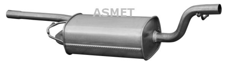 ASMET Centre Muffler