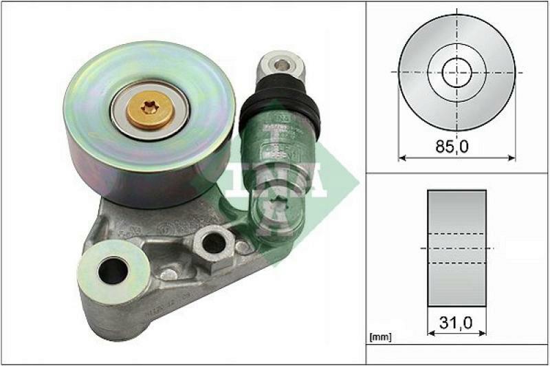 INA Tensioner Lever, v-ribbed belt
