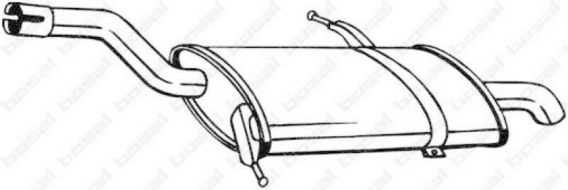 BOSAL Endschalld&auml;mpfer 135-125