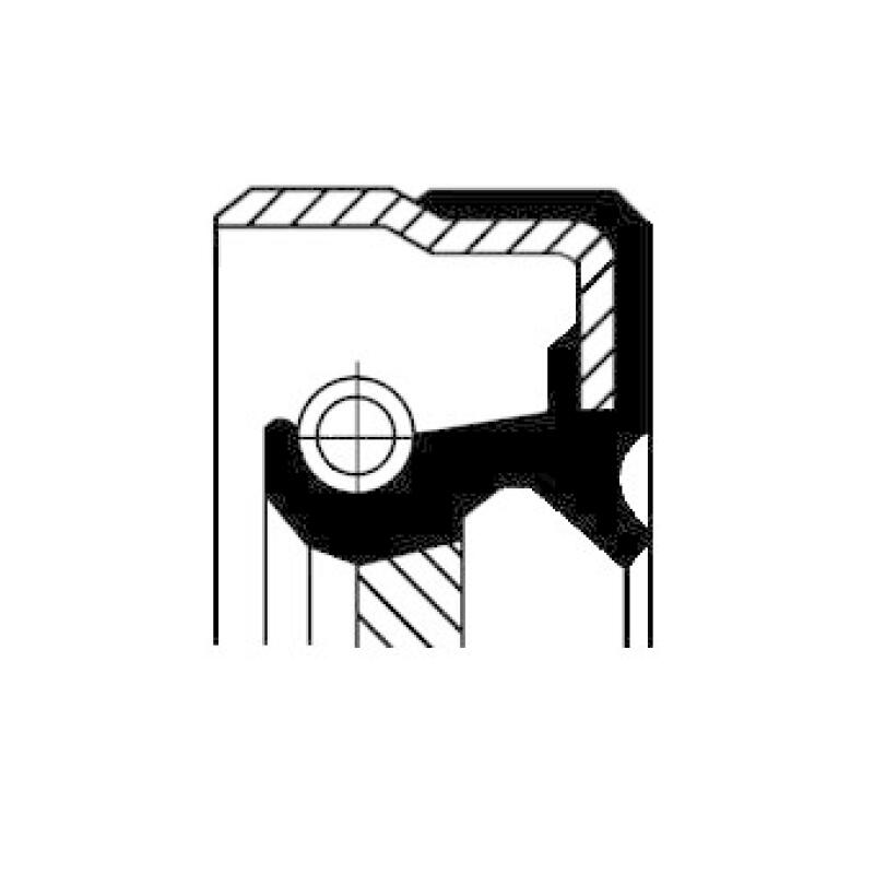 CORTECO Shaft Seal, automatic transmission