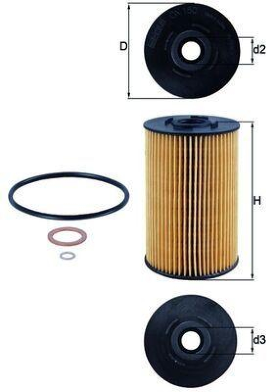 MAHLE Oil Filter