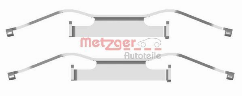 METZGER Zubehörsatz, Scheibenbremsbelag GREENPARTS