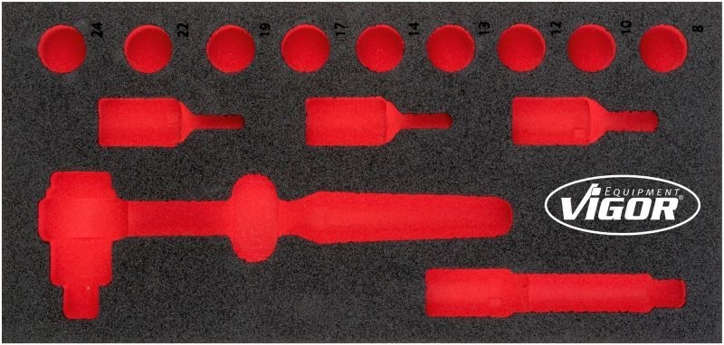 VIGOR Schaumstoffeinlage, Sortimentskasten