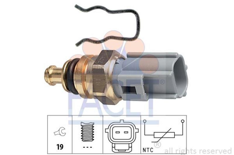 FACET Sensor, coolant temperature Made in Italy - OE Equivalent