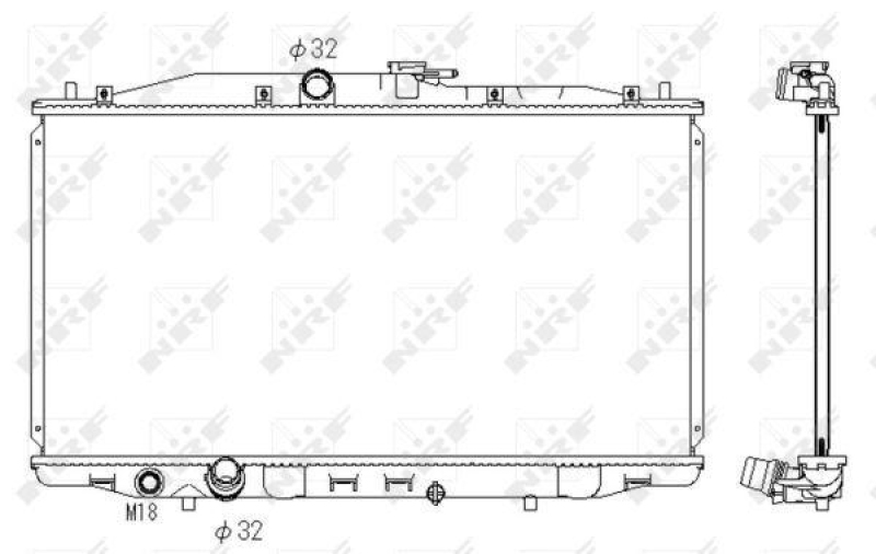 NRF Radiator, engine cooling