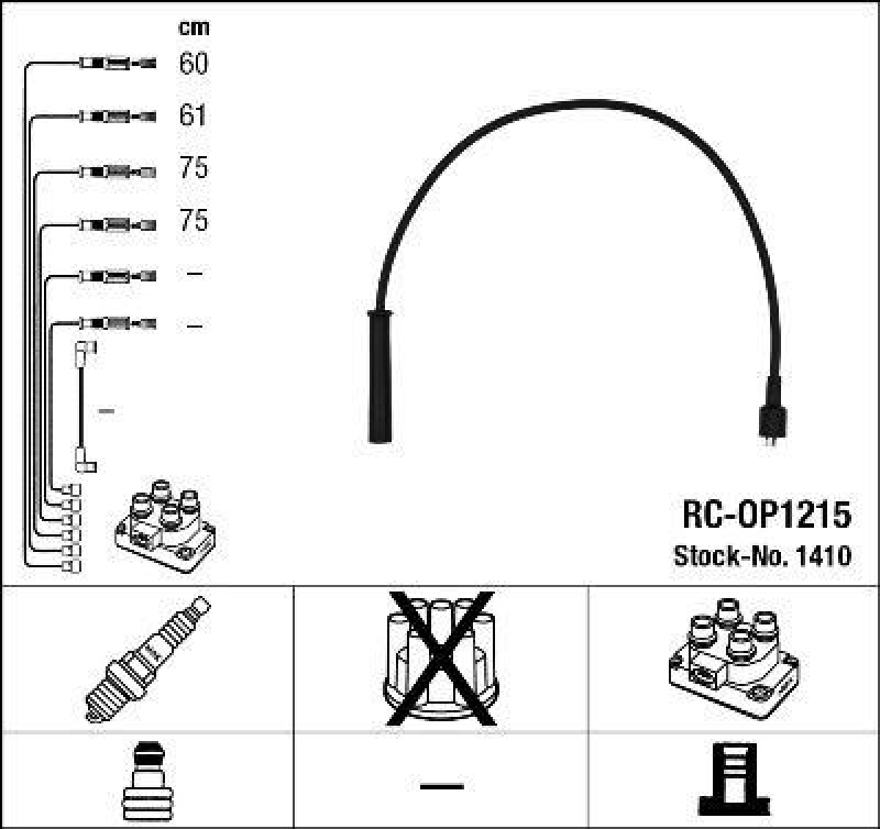 NGK Ignition Cable Kit