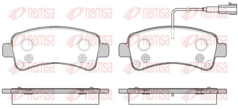 KAWE Brake Pad Set, disc brake