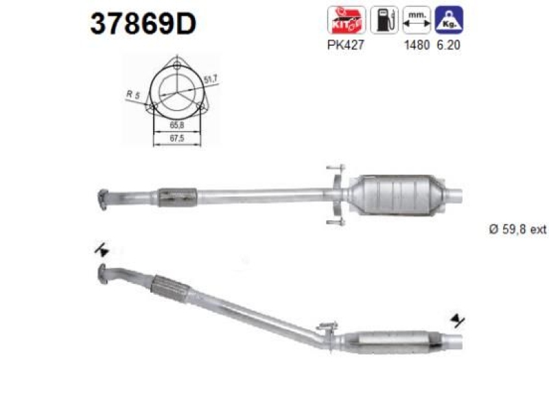 AS Katalysator 37869D