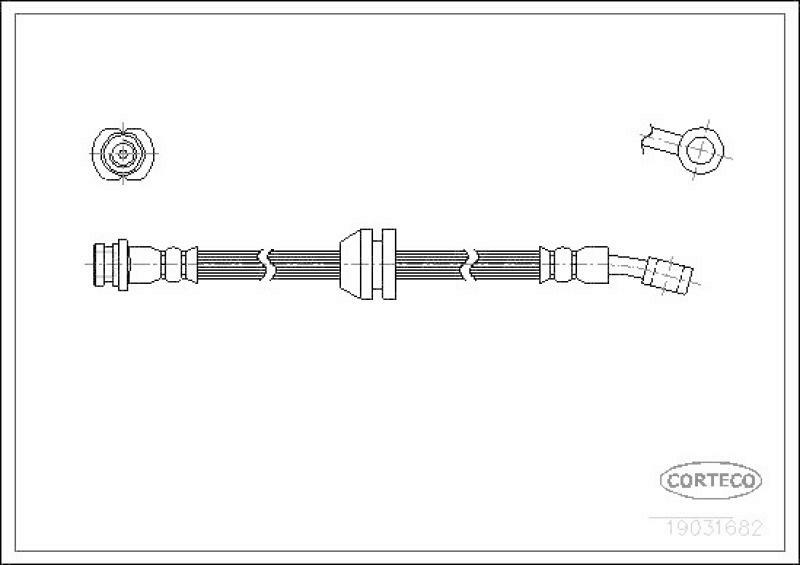 CORTECO Brake Hose