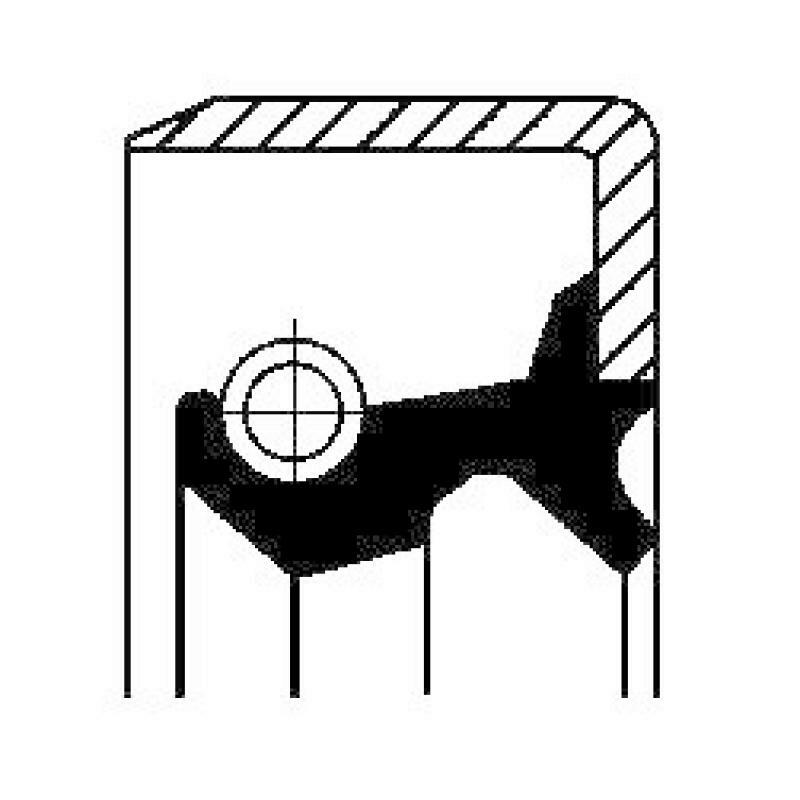 CORTECO Shaft Seal, manual transmission