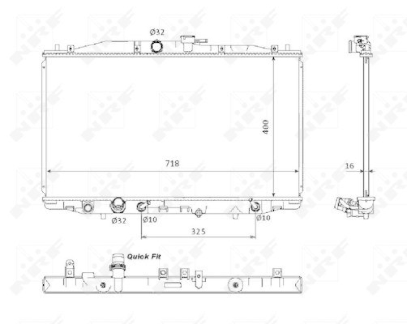 NRF Radiator, engine cooling