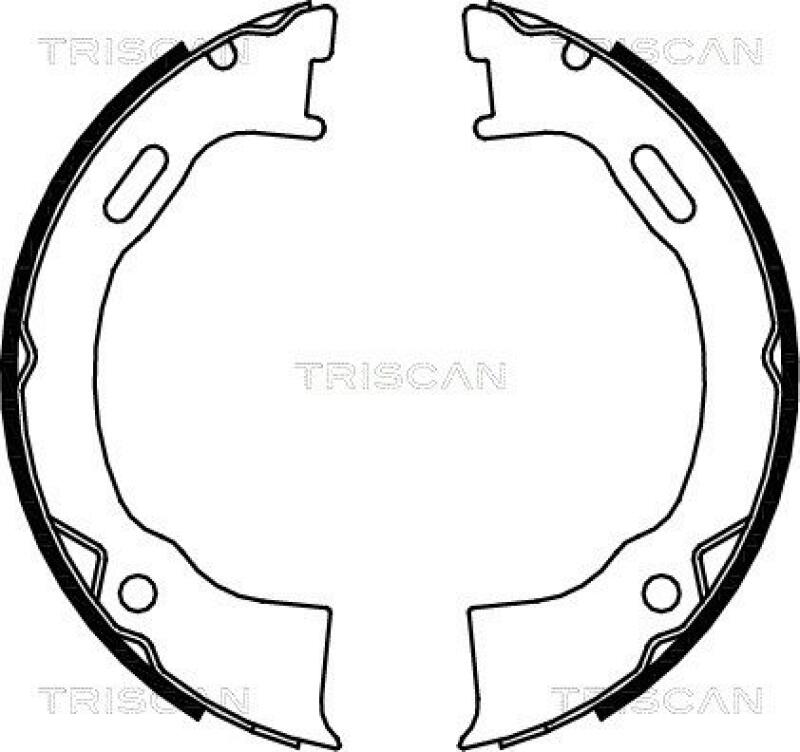 TRISCAN Bremsbackensatz, Feststellbremse