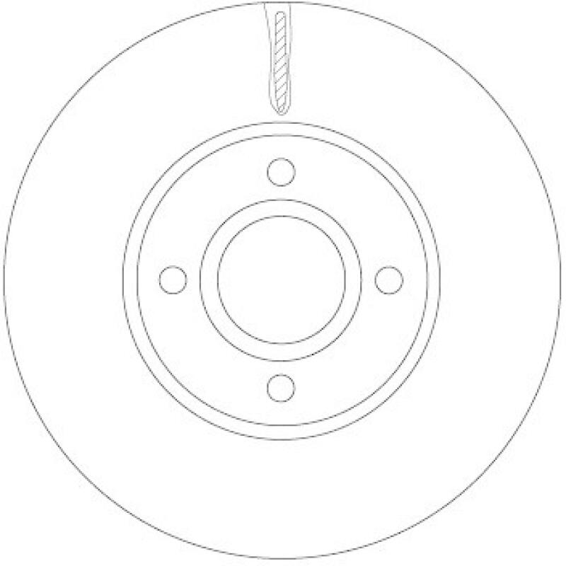 2x TRW Bremsscheibe