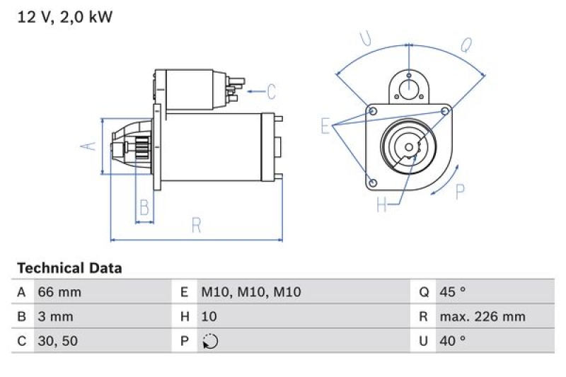 BOSCH Starter