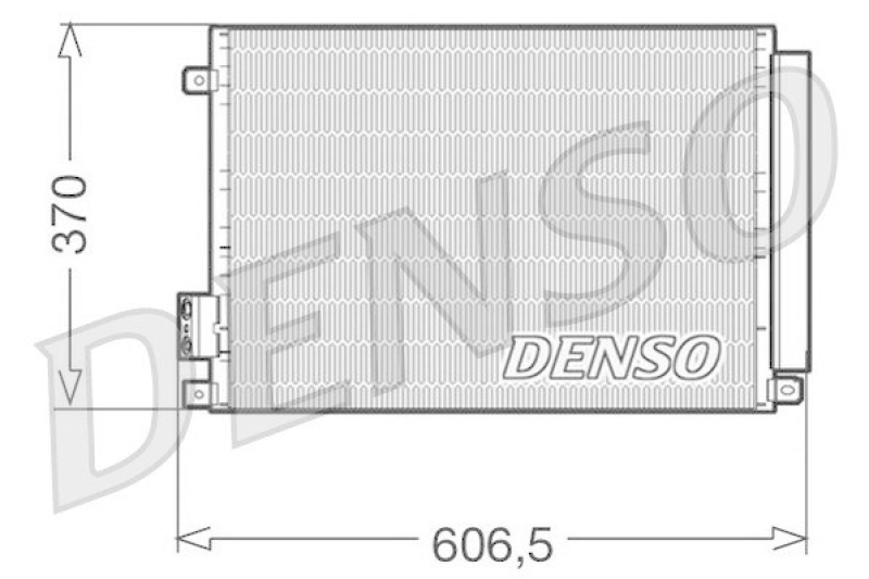 DENSO Kondensator, Klimaanlage DCN09045