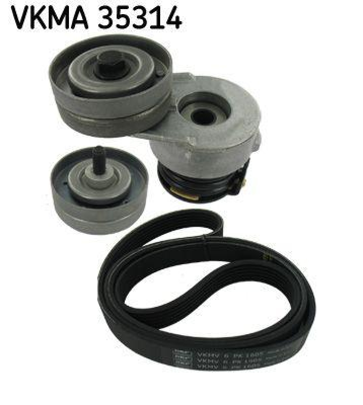 SKF Keilrippenriemensatz VKMA 35314