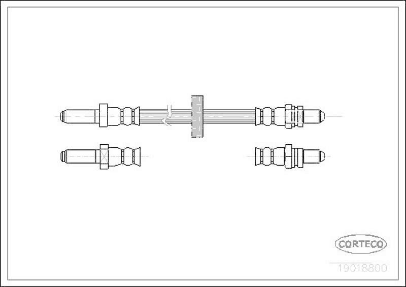 CORTECO Brake Hose